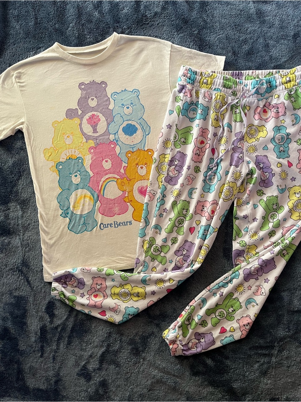 Y2K cute Care bear pajama set size small